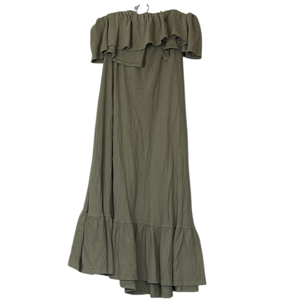 Free People Lynne Midi Dress Laurel Oak / Green Large - Picture 4 of 14